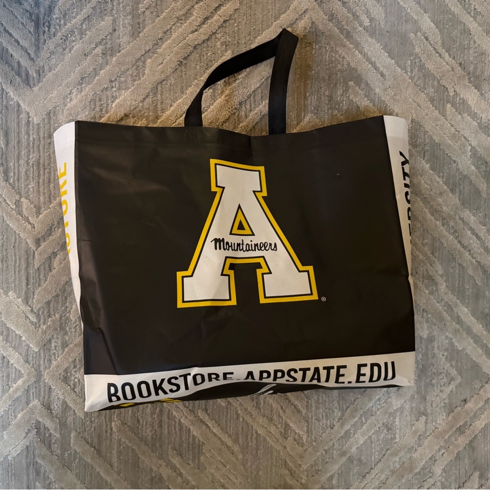 App State Black Tote Bag
